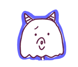 The mystery of the character sticker #13639808