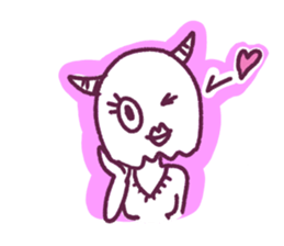 The mystery of the character sticker #13639813