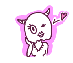 The mystery of the character sticker #13639813