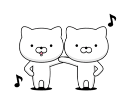 Move! Annoying cat3 sticker #13639863