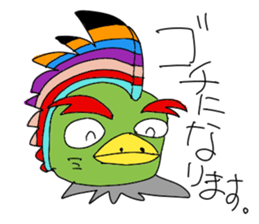 Colorful Chicken 3 sticker #13641853