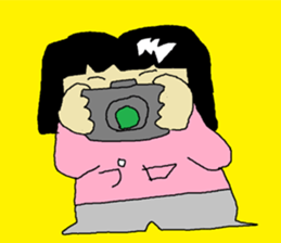 mocchi san sticker #13642435