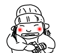 mocchi san sticker #13642446