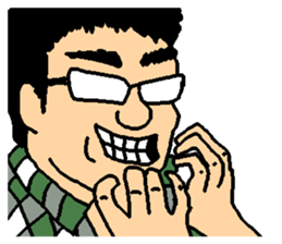 Chubby Man Mr.ABESHI sticker #13642737