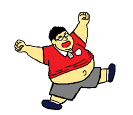 Chubby Man Mr.ABESHI sticker #13642746