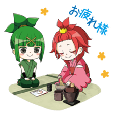 komatchi and sasadangorou2 sticker #13643262