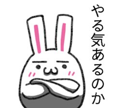 standard rabbit Sticker sticker #13643311