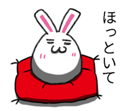 standard rabbit Sticker sticker #13643312
