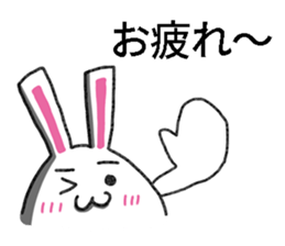 standard rabbit Sticker sticker #13643318