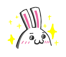 standard rabbit Sticker sticker #13643322