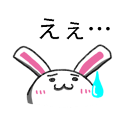standard rabbit Sticker sticker #13643324