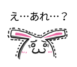 standard rabbit Sticker sticker #13643325