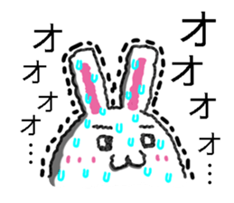 standard rabbit Sticker sticker #13643326