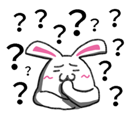 standard rabbit Sticker sticker #13643327