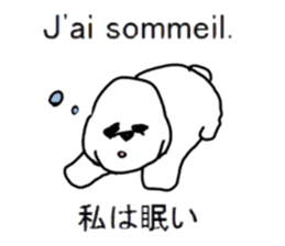 Study French and Japanese sticker #13643610