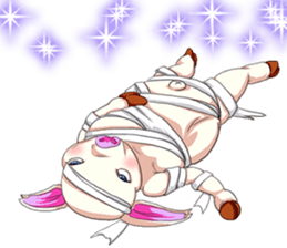 Lovely Halloween Cute Pig Animal English sticker #13643796