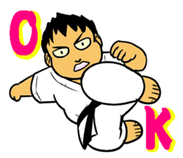 Weakest karate section 1 sticker #13644365