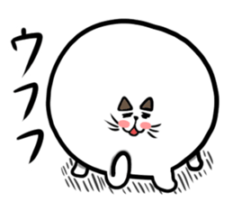 cat cute ball sticker #13644558