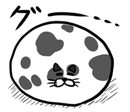 cat cute ball sticker #13644583
