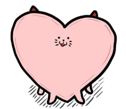 cat cute ball sticker #13644585