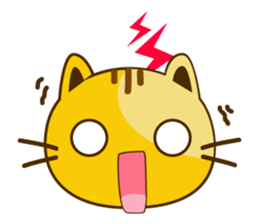 Q orange kitten sticker #13644897