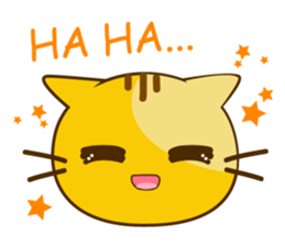 Q orange kitten sticker #13644902