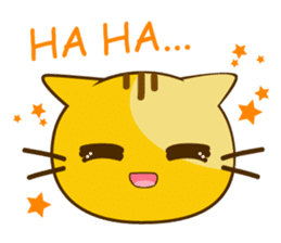 Q orange kitten sticker #13644902