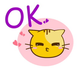 Q orange kitten sticker #13644904