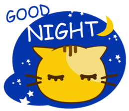 Q orange kitten sticker #13644905