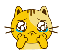 Q orange kitten sticker #13644907