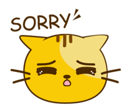 Q orange kitten sticker #13644908