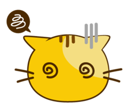 Q orange kitten sticker #13644909