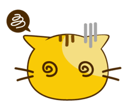 Q orange kitten sticker #13644909