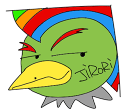 Colorful Chicken English 2 sticker #13645129