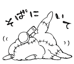 Kawaii MOFUMOFU Sticker 5 by ARINKO sticker #13645339