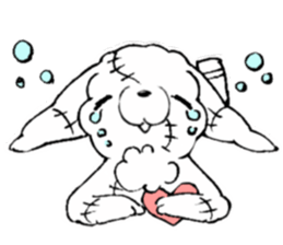Kawaii MOFUMOFU Sticker 5 by ARINKO sticker #13645340