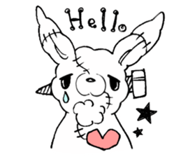Kawaii MOFUMOFU Sticker 5 by ARINKO sticker #13645346