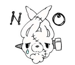 Kawaii MOFUMOFU Sticker 5 by ARINKO sticker #13645351