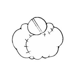 Kawaii MOFUMOFU Sticker 5 by ARINKO sticker #13645352