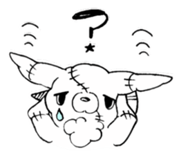 Kawaii MOFUMOFU Sticker 5 by ARINKO sticker #13645353