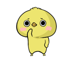 very Cute chick sticker #13645849