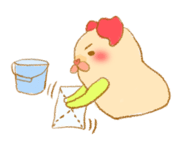 Pop Kichi two seasons Hen sticker #13645929