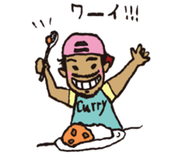 Hat and Beard sticker #13646338