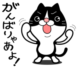 The hachiware cat sticker #13646400