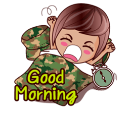 Grace The Cute Soldier sticker #13646679
