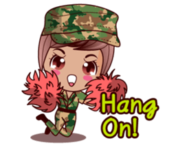 Grace The Cute Soldier sticker #13646688