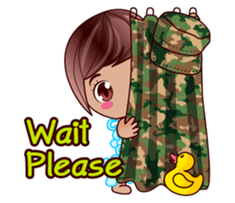 Grace The Cute Soldier sticker #13646713