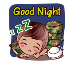 Grace The Cute Soldier sticker #13646716