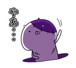 Zombie bear sticker sticker #13647542