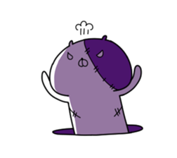 Zombie bear sticker sticker #13647551